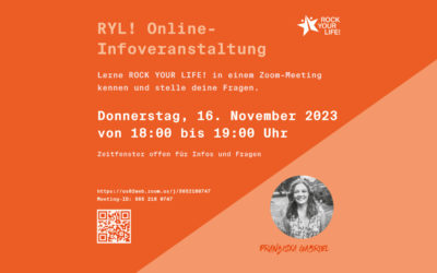 RYL! Online-Infoveranstaltung